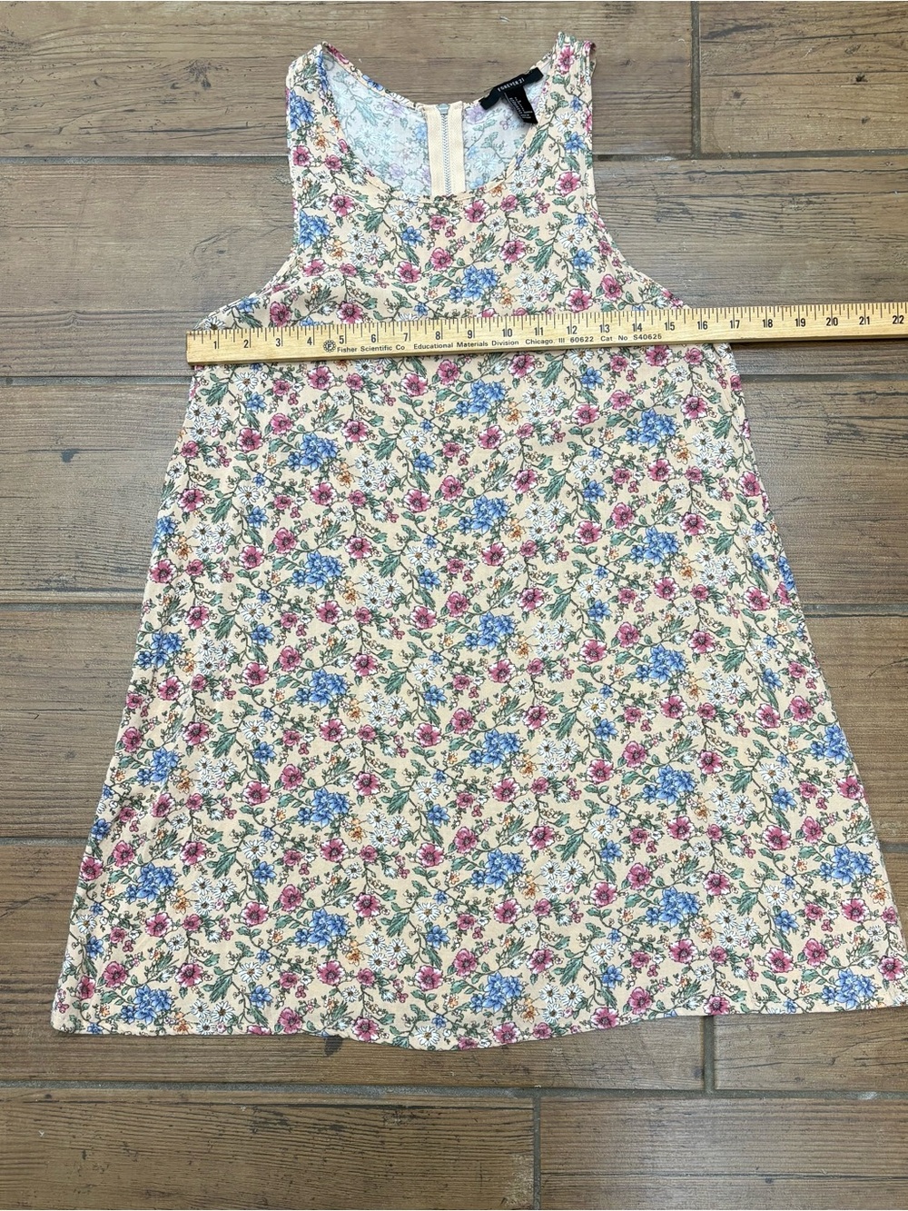 Forever 21 Floral Print Y2K Vintage Grunge Tank Summer Dress Cottagecore Size S - Picture 5 of 7